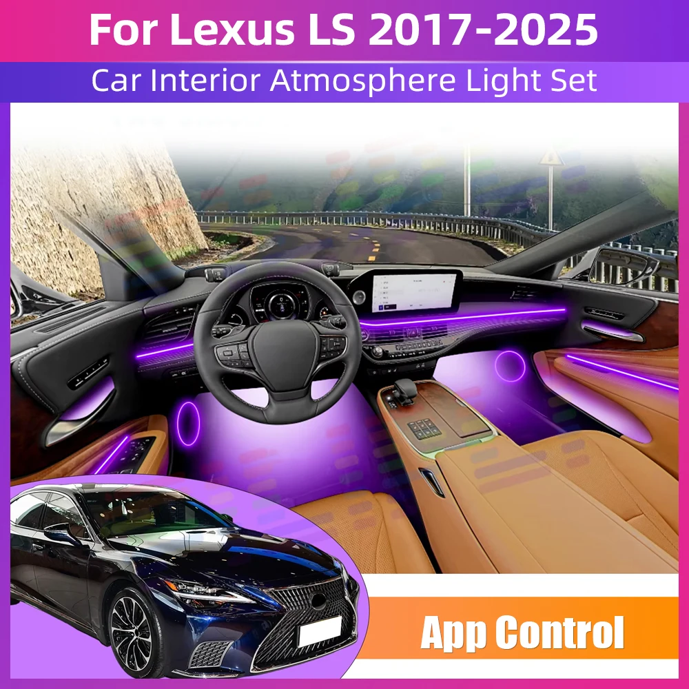 RGB Interior Ambient Light For Lexus LS 2017 2018 2019 2020 2021 2022 2023 2024 2025 Atmosphere Lights Strip Environment Lamp
RGB Interior Ambient Light For Lexus LS 2017 2018 2019 2020 2021 2022 2023 2024 2025 Atmosphere Lights Strip Environment Lamp