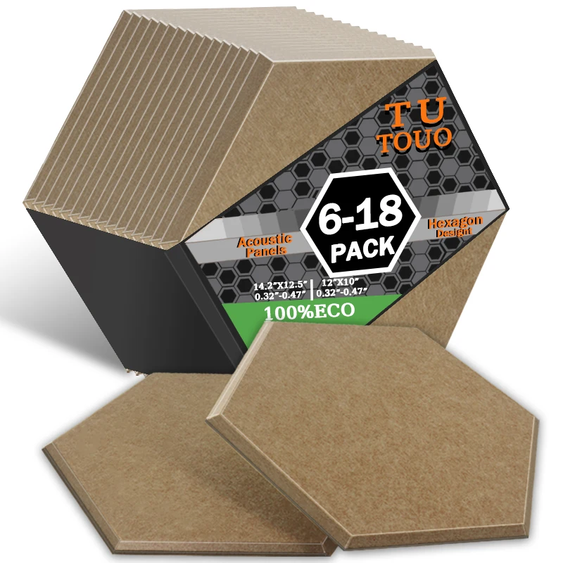 TOUO Acoustic Panel 6-18Pcs Acoustic Treatment Home Studio Decorative Insulation Wall Panels Room Study Meeting Wall Soundproofi
TOUO Acoustic Panel 6-18Pcs Acoustic Treatment Home Studio Decorative Insulation Wall Panels Room Study Meeting Wall Soundproofi