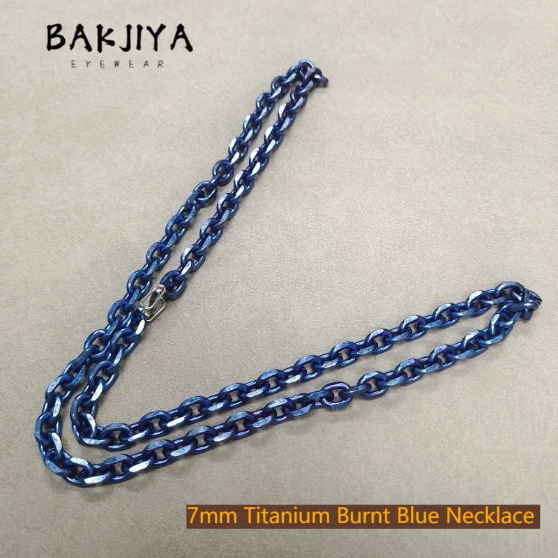 New TA1 Pure Titanium Bracelet For Men, 7mm Titanium Angle Chain Necklace Personalized Retro Hip Hop Men and Women Jewelry Gift
New TA1 Pure Titanium Bracelet For Men, 7mm Titanium Angle Chain Necklace Personalized Retro Hip Hop Men and Women Jewelry Gift