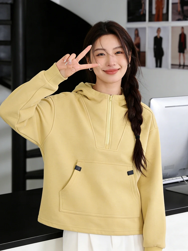 Women's Hoodie Pure Cotton Zipper Long Sleeve Loose Fit Slimming Top Trendy Spring Autumn New Style plus Size Comfortable Bre...
Women's Hoodie Pure Cotton Zipper Long Sleeve Loose Fit Slimming Top Trendy Spring Autumn New Style plus Size Comfortable Bre...