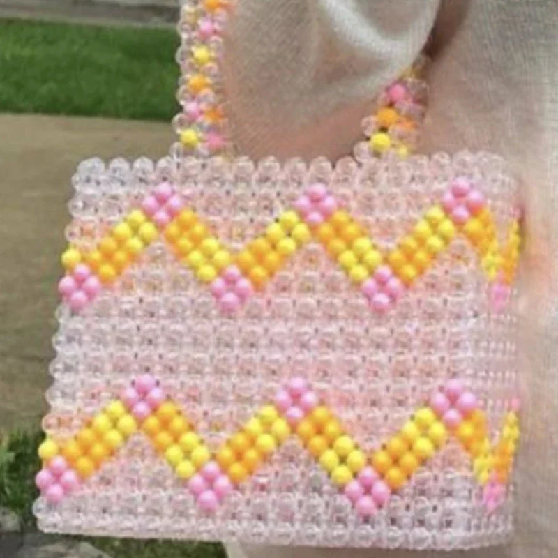New Year Summer Small Fresh Square Bags Fashionable Leisure Beaded Production Large Handbag Small Design Tote Bag Customizable
New Year Summer Small Fresh Square Bags Fashionable Leisure Beaded Production Large Handbag Small Design Tote Bag Customizable