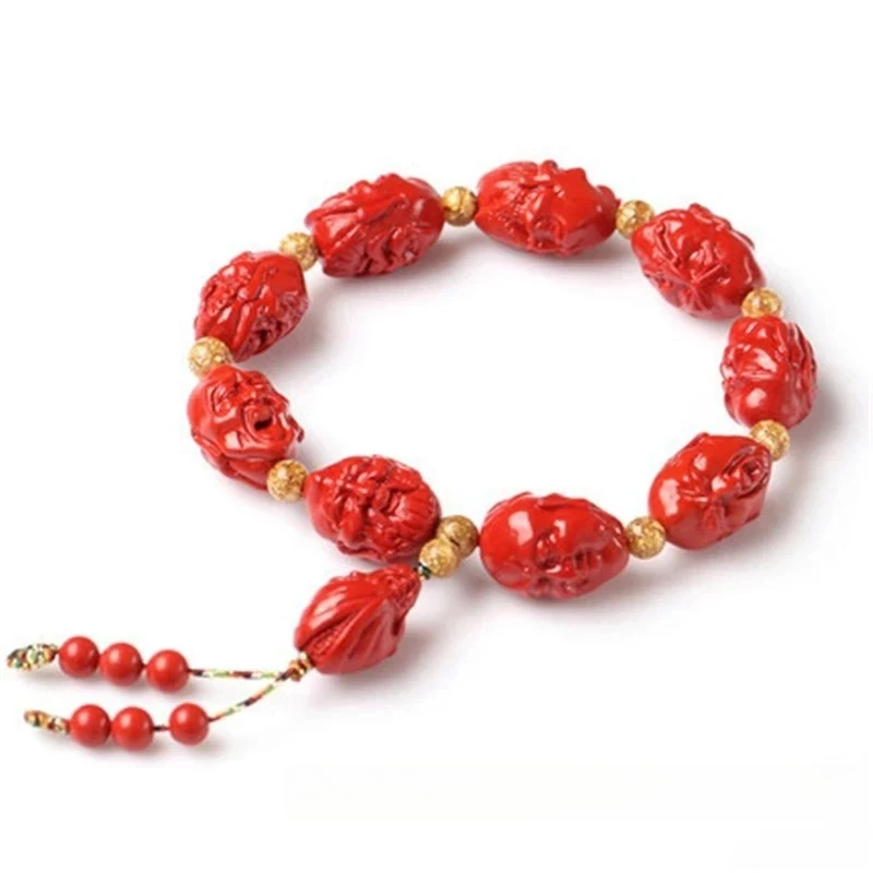 2025 Buddhism Cinnabar Bracelet Women's Red cinnabar BRACELET HANDMADE Annual Creative Pendant
2025 Buddhism Cinnabar Bracelet Women's Red cinnabar BRACELET HANDMADE Annual Creative Pendant