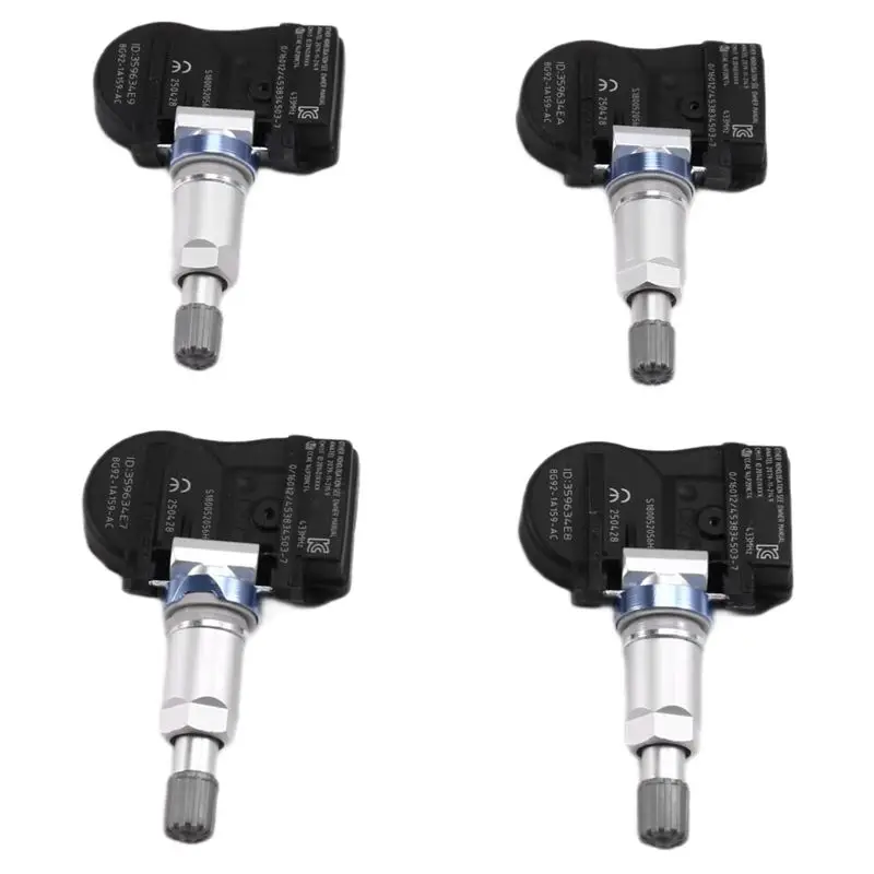 Best-Selling 4PCS TPMS Tire Pressure Monitor Sensor 433Mhz For Ford S-Max Mondeo 8G92-1A159-AC 8G92-1A159-AB 8G92-1A189-KB
Best-Selling 4PCS TPMS Tire Pressure Monitor Sensor 433Mhz For Ford S-Max Mondeo 8G92-1A159-AC 8G92-1A159-AB 8G92-1A189-KB