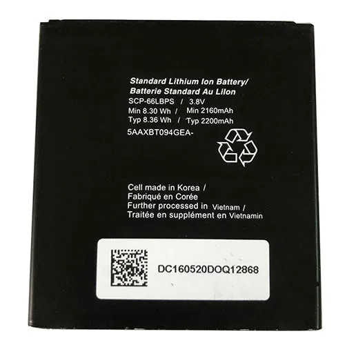 Сменная батарея для Boost Mobile для Kyocera Hydro Reach C6743 SCP-66LBPS
Сменная батарея для Boost Mobile для Kyocera Hydro Reach C6743 SCP-66LBPS