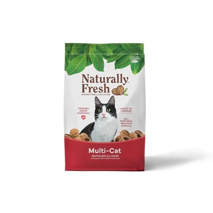 Cat Litter Made from Walnut Shells Unscented Multi-Cat Upcycled Low Dust Sustainable 30 Lbs
Cat Litter Made from Walnut Shells Unscented Multi-Cat Upcycled Low Dust Sustainable 30 Lbs