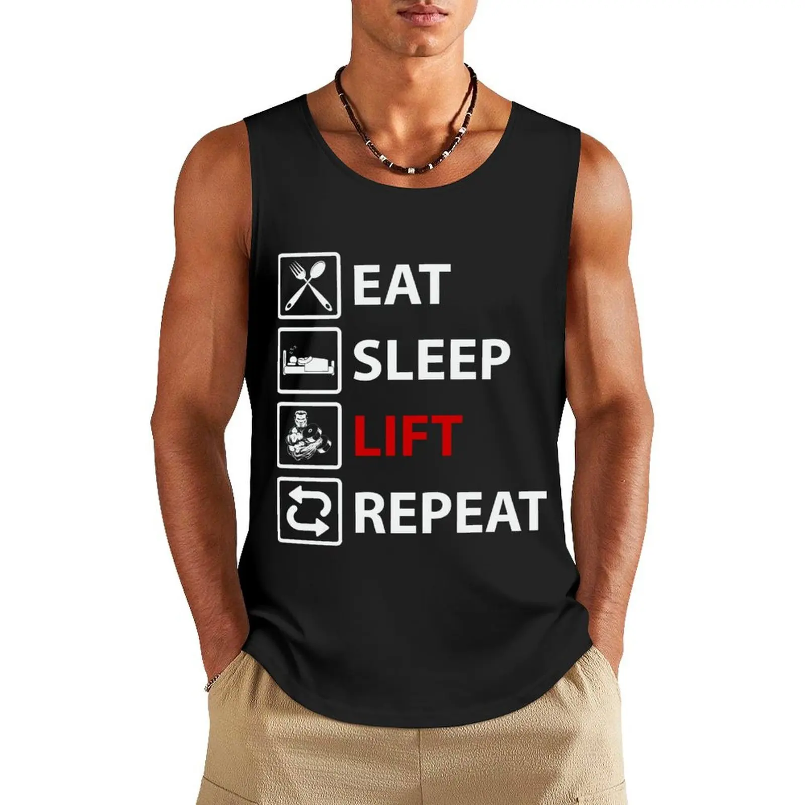Eat sleep lift repeat Tank Top bodybuilding t-shirt t-shirt gym man gym t-shirts man gym top
Eat sleep lift repeat Tank Top bodybuilding t-shirt t-shirt gym man gym t-shirts man gym top