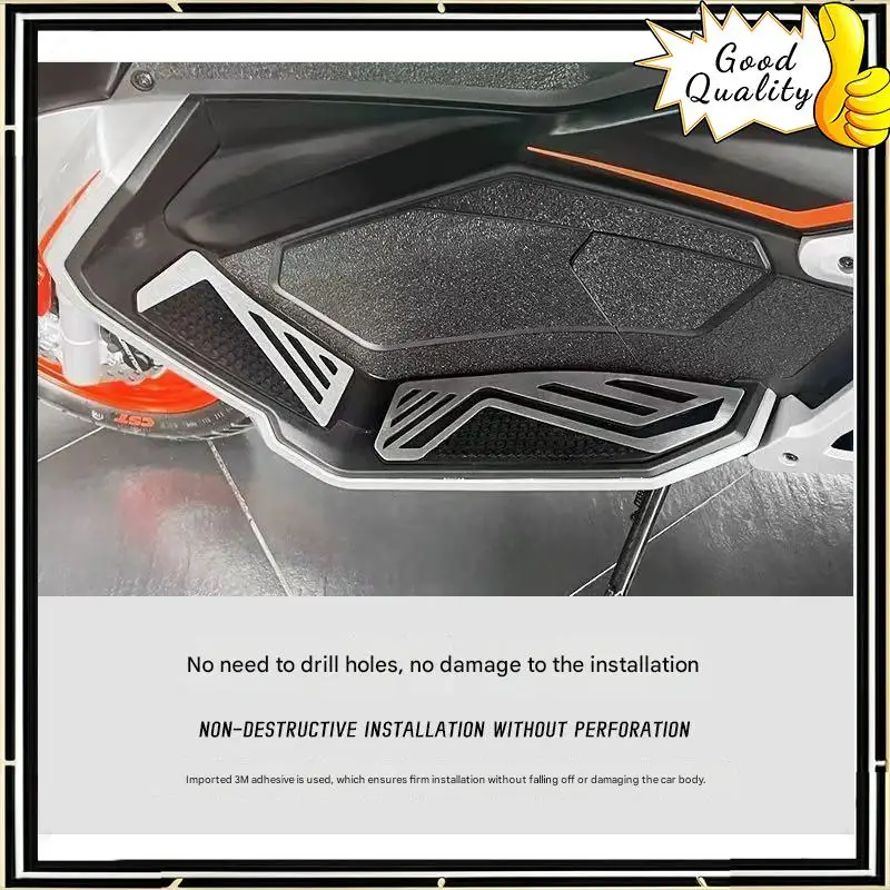Suitable for QJMOTO ATR125 modified stainless steel pedal special car dedicated beautiful non-slip wear-resistant foot pad
Suitable for QJMOTO ATR125 modified stainless steel pedal special car dedicated beautiful non-slip wear-resistant foot pad