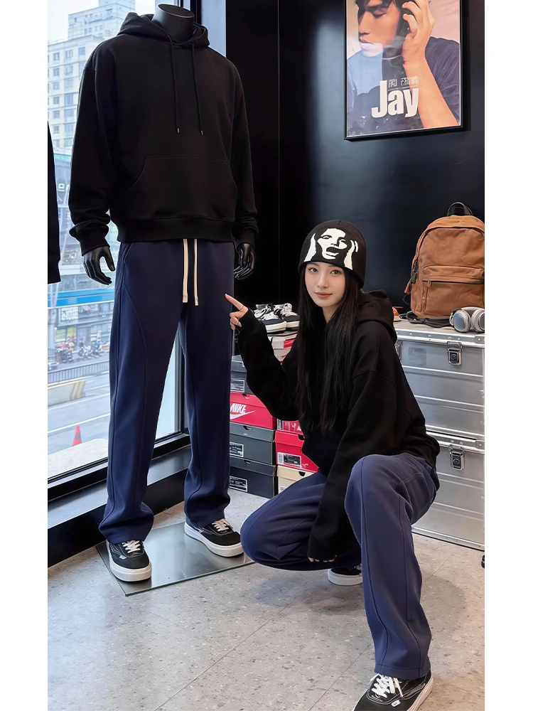 American Sle Straight Leg Sweatpants Men's Winter Fce Lined Slim Fit Casual Sports Pants High Waist Youth Faion
American Sle Straight Leg Sweatpants Men's Winter Fce Lined Slim Fit Casual Sports Pants High Waist Youth Faion