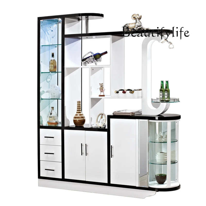 Black and white large apartment entrance partition cabinet living room double-sided open modern simple entrance hall foyer
Black and white large apartment entrance partition cabinet living room double-sided open modern simple entrance hall foyer