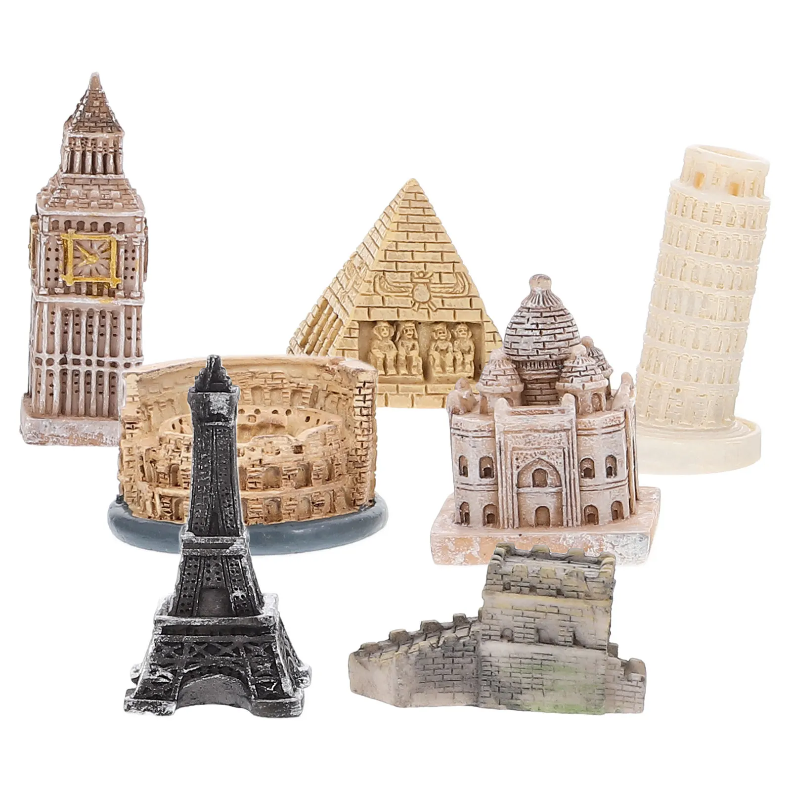 7 Pcs Building Statue Home Decor Fish Tank Mini Ancient Structures Resin Toys Tower Statues Around World Decor Aquarium
7 Pcs Building Statue Home Decor Fish Tank Mini Ancient Structures Resin Toys Tower Statues Around World Decor Aquarium