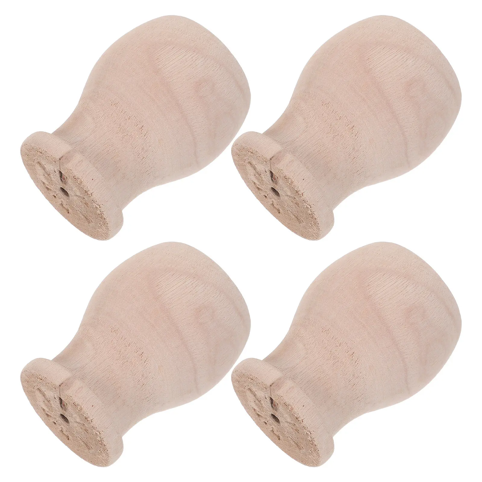 4Pcs Solid Wood Ball Finials Wooden Fence Post Toppers Carved Gourd Shape Stairs Railing Posts Baluster Toppers for Bedpost
4Pcs Solid Wood Ball Finials Wooden Fence Post Toppers Carved Gourd Shape Stairs Railing Posts Baluster Toppers for Bedpost