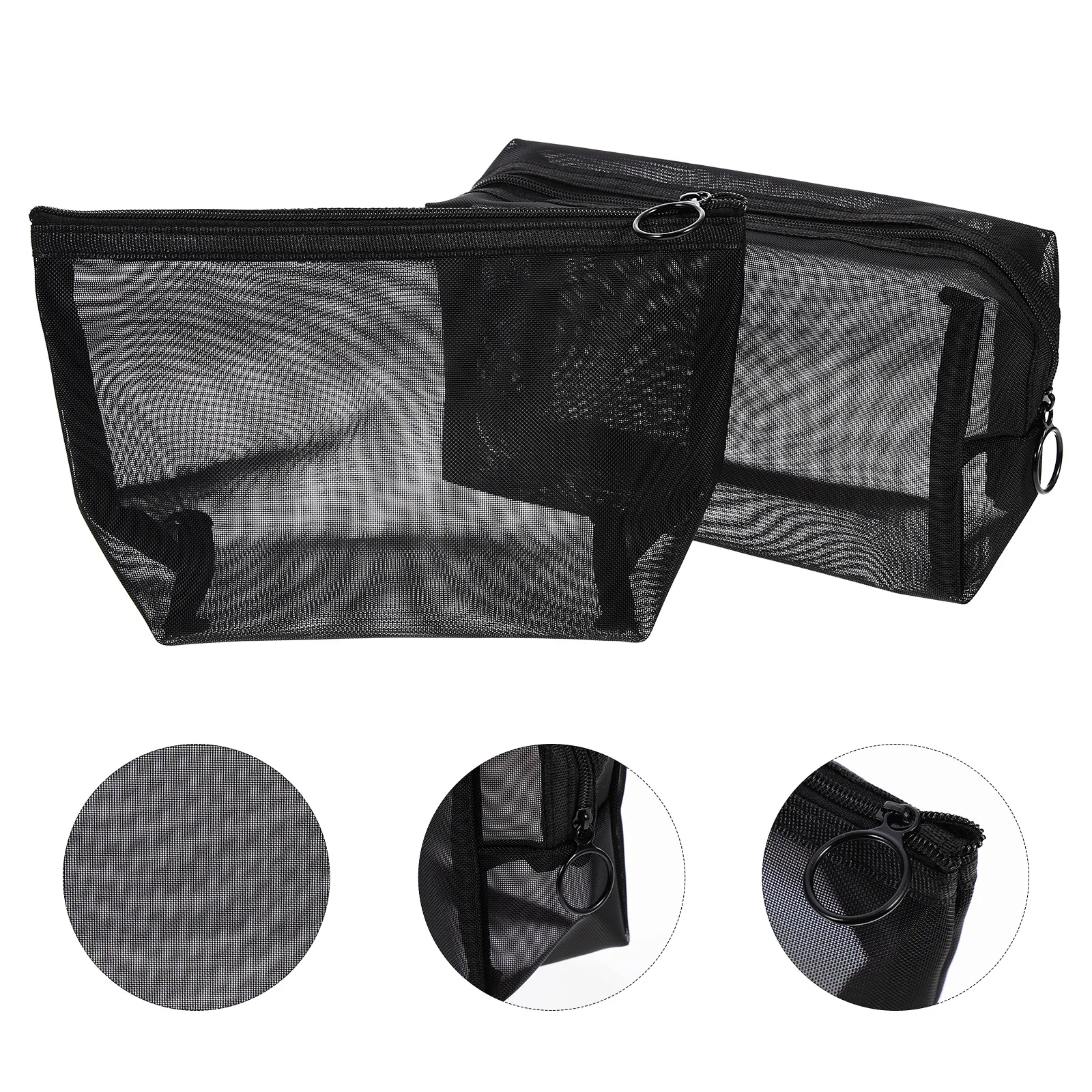 2Pcs Travel Mesh Storage Bags Large Capacity Makeup Organizer Toiletries Organizer Portable Lightweight
2Pcs Travel Mesh Storage Bags Large Capacity Makeup Organizer Toiletries Organizer Portable Lightweight