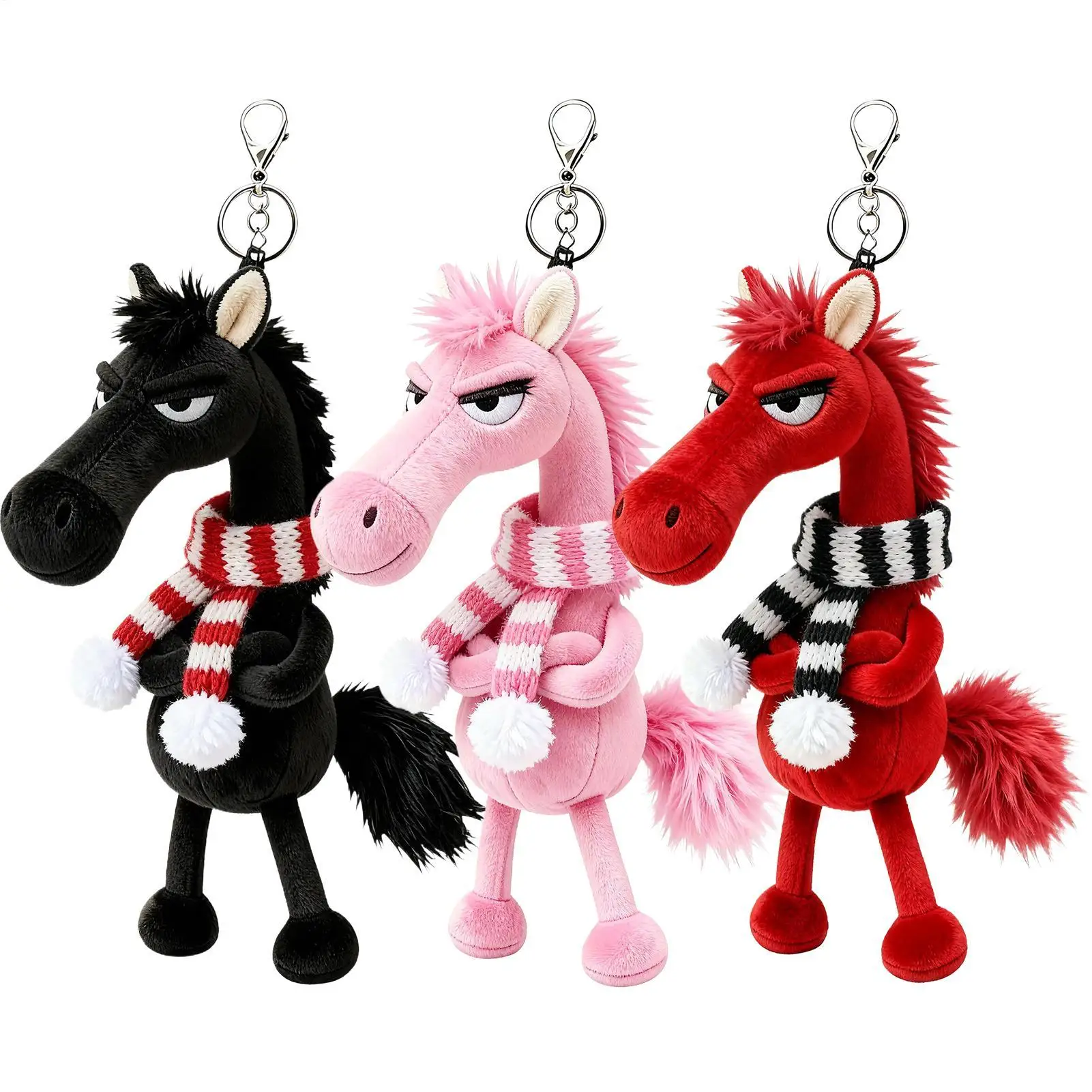 Stuffed Horse Keychain Pendant 2026 Year Of The Horse Plush Keyring Backpack Horse Pendant New Year Mascot Plush Doll Keychain
Stuffed Horse Keychain Pendant 2026 Year Of The Horse Plush Keyring Backpack Horse Pendant New Year Mascot Plush Doll Keychain