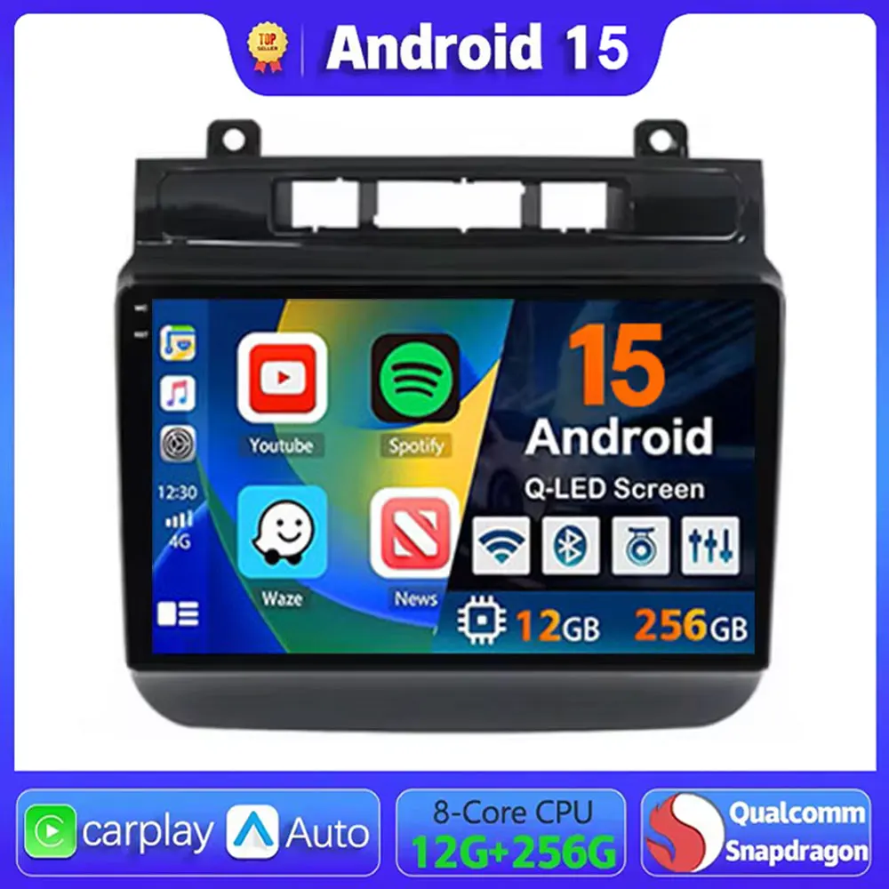 Android 15 Car Radio For Volkswagen Touareg FL NF 2010 - 2018 Navigation Multimedia GPS Player Stereo WiFi+4G video 2din 
Android 15 Car Radio For Volkswagen Touareg FL NF 2010 - 2018 Navigation Multimedia GPS Player Stereo WiFi+4G video 2din