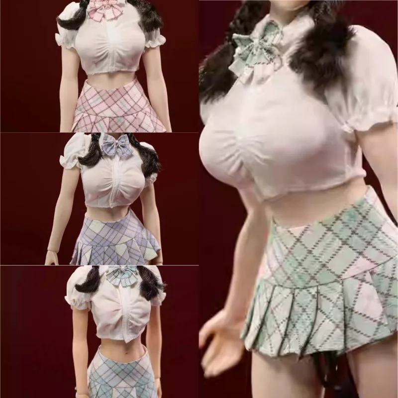 1/6 Scale Female Student Uniform Multicolor Bubble Sleeves Short Shirt Plaid Skirt Soldier Model for 12" Aciton Figure Body
1/6 Scale Female Student Uniform Multicolor Bubble Sleeves Short Shirt Plaid Skirt Soldier Model for 12" Aciton Figure Body