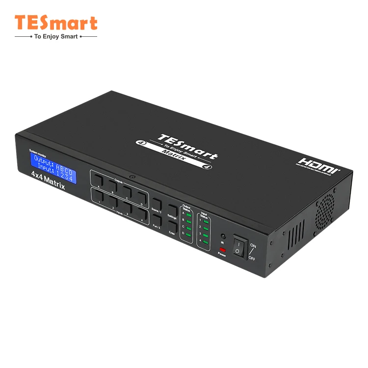 AVmatrix Video Switcher 4X4 For Video Monitoring 4 Input 4 Output With IR Remote Control 4k30hz Matrix
AVmatrix Video Switcher 4X4 For Video Monitoring 4 Input 4 Output With IR Remote Control 4k30hz Matrix