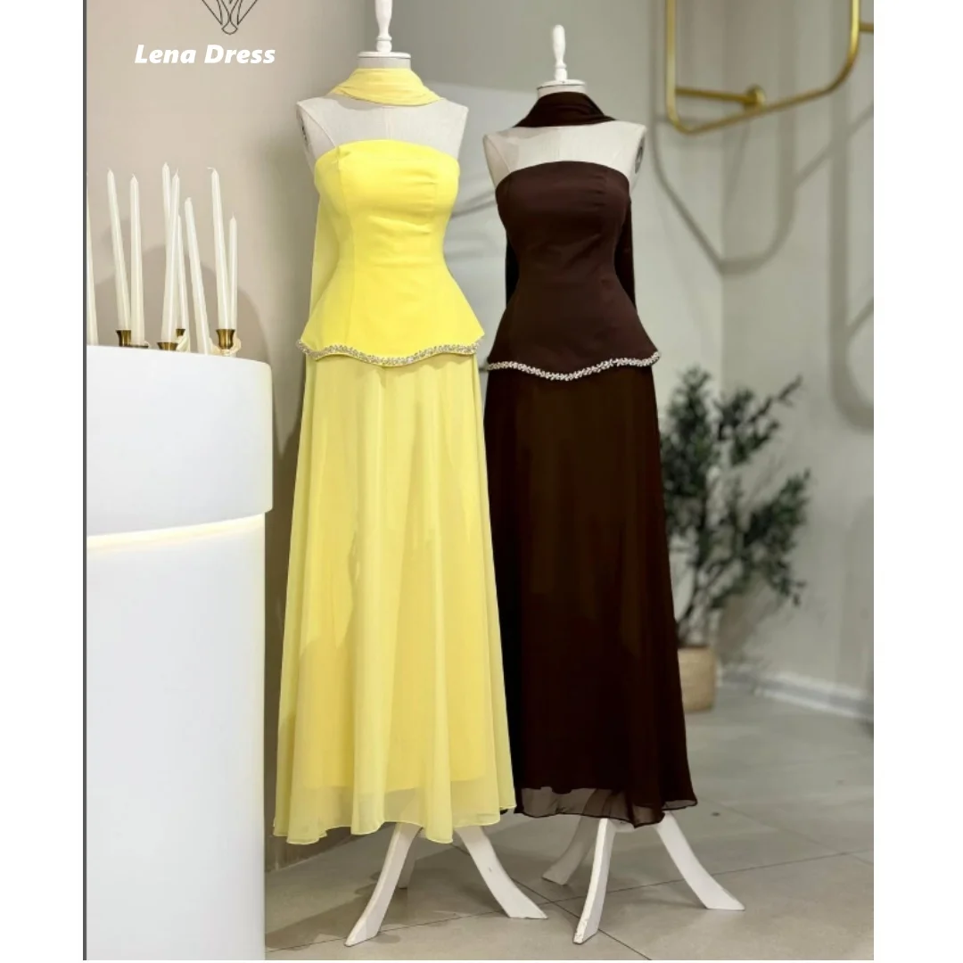 Lena Off-shoulder Robe Soiree Line A Evening Dresses Woman Elegant Luxury Prom Dresses 2025 Custom Made Rhinestone Ball Gowns
Lena Off-shoulder Robe Soiree Line A Evening Dresses Woman Elegant Luxury Prom Dresses 2025 Custom Made Rhinestone Ball Gowns