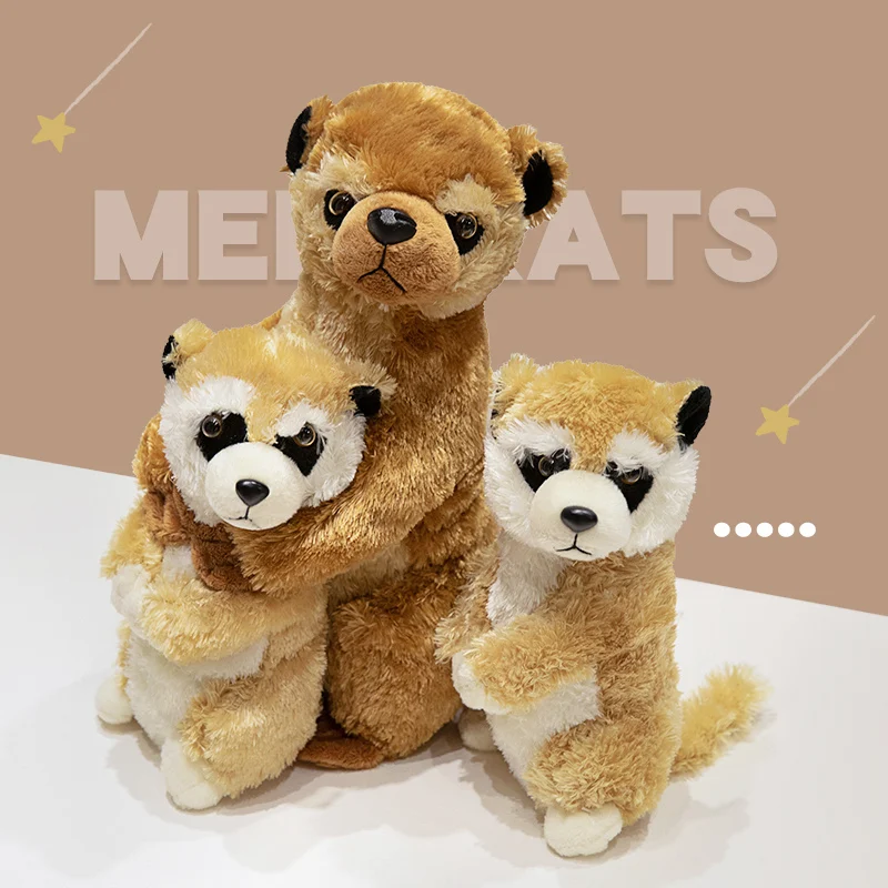 Realistic Meerkat Plush Toys Soft Stuffed Animals Kawaii Mother And Child Meerkats Plushies Dolls for Kids Boys Xmas Gifts Decor
Realistic Meerkat Plush Toys Soft Stuffed Animals Kawaii Mother And Child Meerkats Plushies Dolls for Kids Boys Xmas Gifts Decor