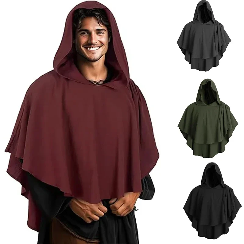 Новый средневековый винтажный плащ с капюшоном в стиле Ренессанс Викка, поклонение, языческий монах, шаль для косплея, накидка для мужчин и женщин, костюмы для Хэллоуина
Новый средневековый винтажный плащ с капюшоном в стиле Ренессанс Викка, поклонение, языческий монах, шаль для косплея, накидка для мужчин и женщин, костюмы для Хэллоуина