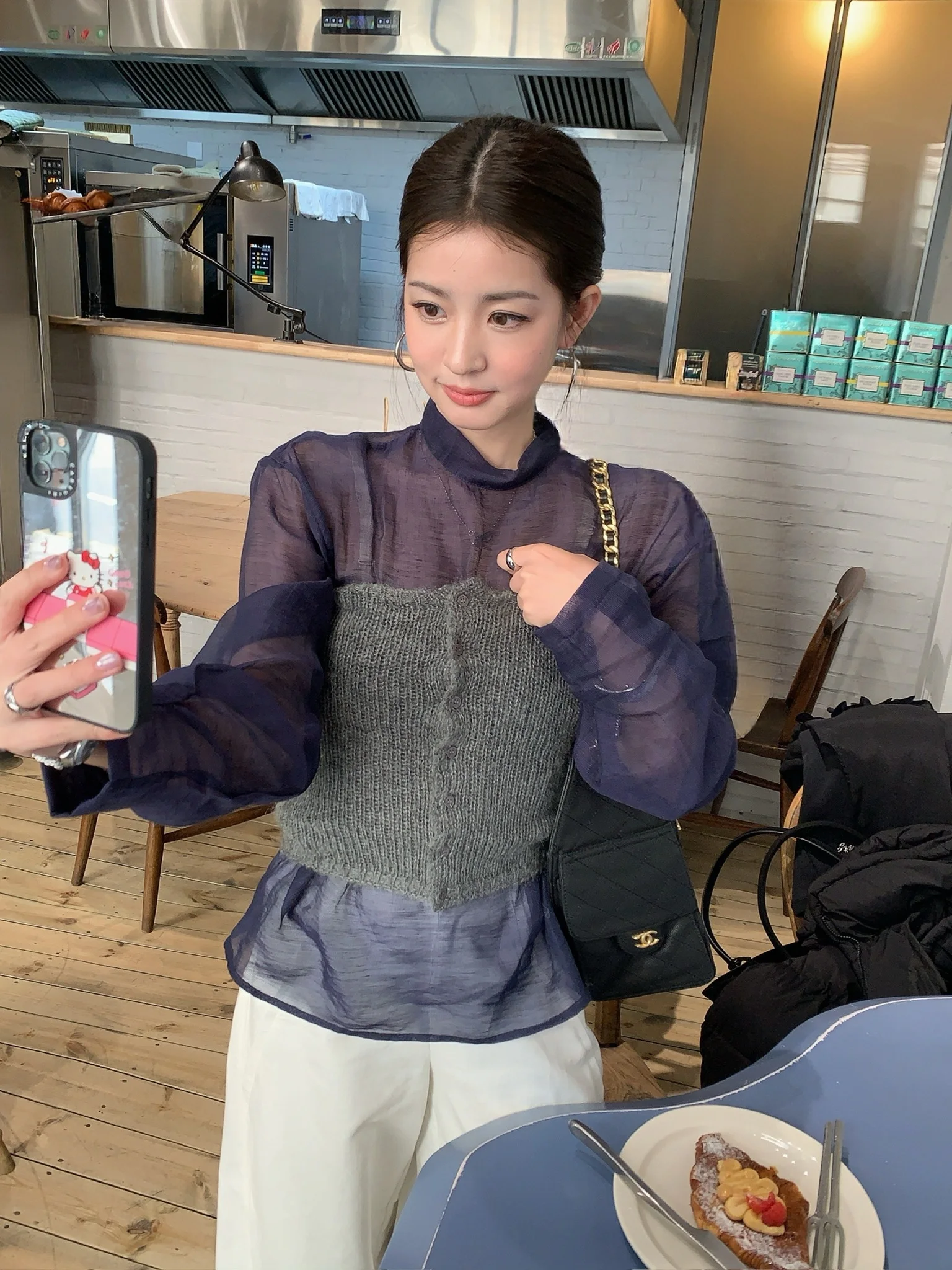 Soft Sle Knitted Tube Top irt Two-Piece Set V266067 Women's Loose Fit Long Sve Breathable Comfortable Fabric irt
Soft Sle Knitted Tube Top irt Two-Piece Set V266067 Women's Loose Fit Long Sve Breathable Comfortable Fabric irt