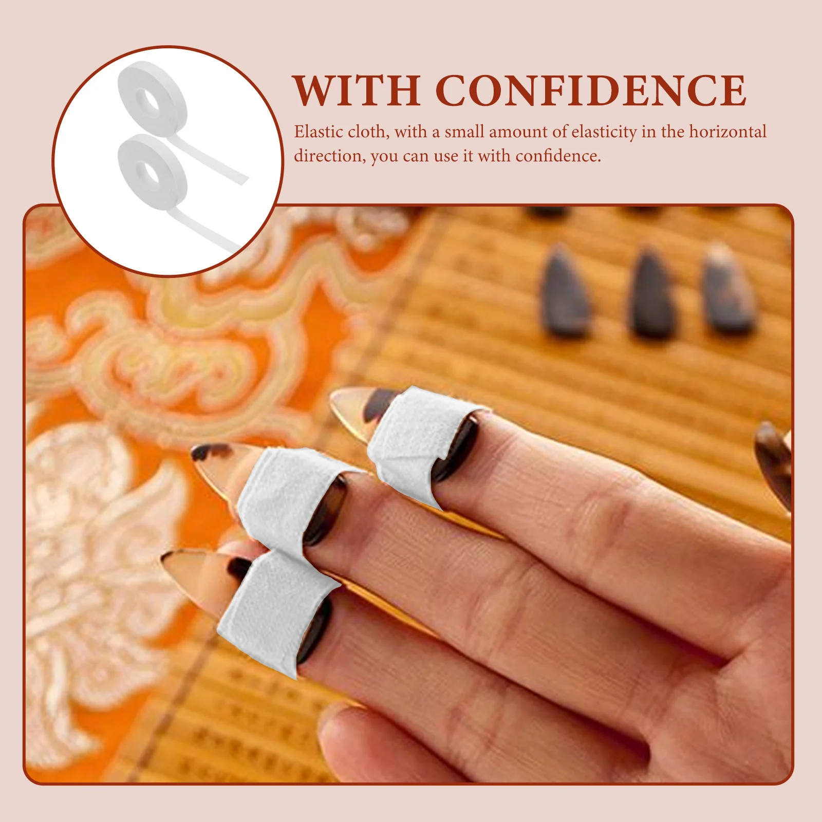 2 Pcs Guzheng Tape Sports Finger Tapes for Guhzeng Accessories Adhesive Child Duct
2 Pcs Guzheng Tape Sports Finger Tapes for Guhzeng Accessories Adhesive Child Duct