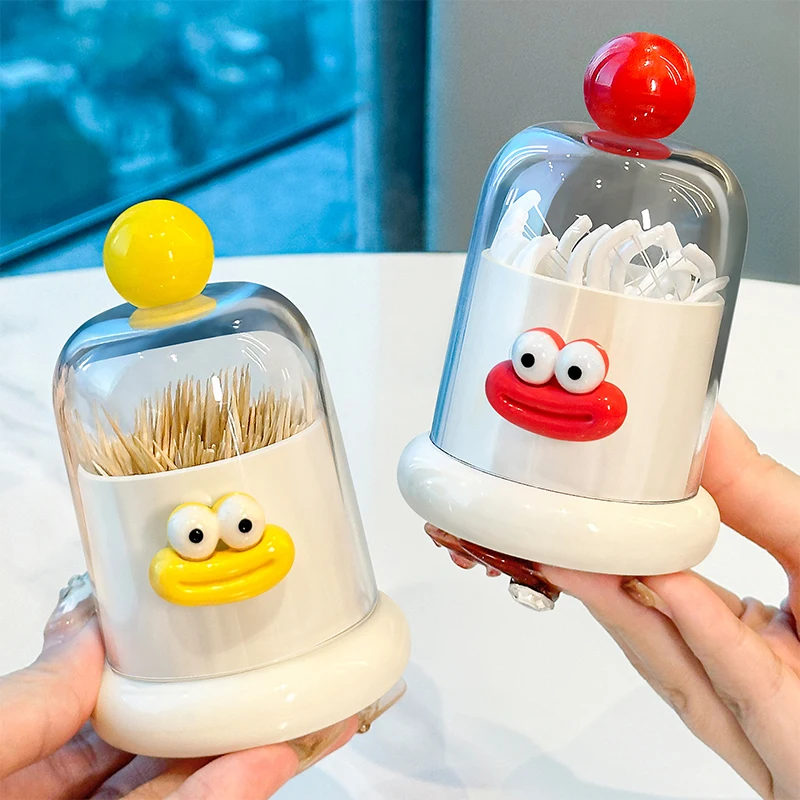 Dopamine Toothpick Box Home Living Room High Value Transparent Cotton Swab Dental Floss Reel New Creative Toothpick Storage Box
Dopamine Toothpick Box Home Living Room High Value Transparent Cotton Swab Dental Floss Reel New Creative Toothpick Storage Box