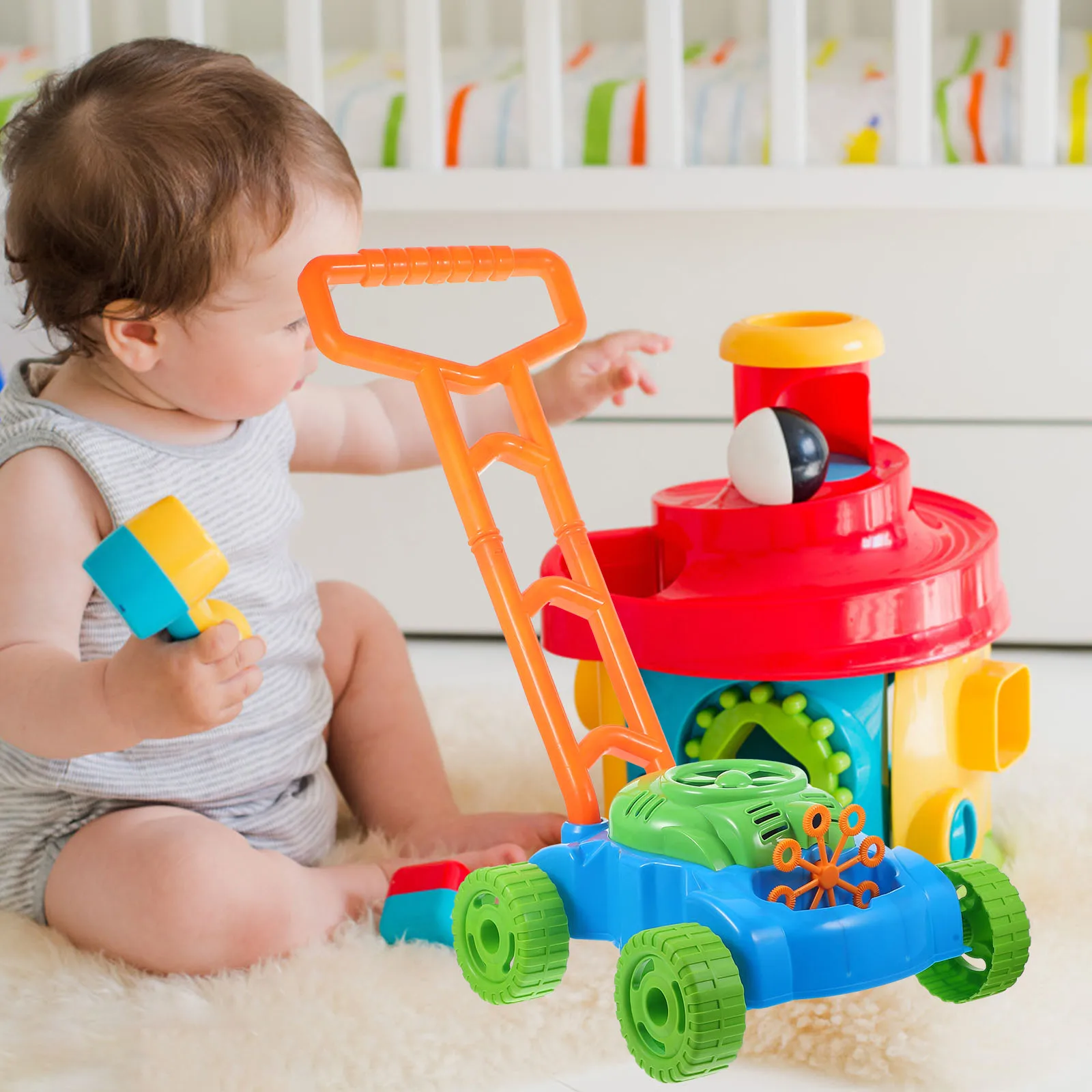 Bubble Machine Kids Blower Lawnmower Maker outside Games for Makers Party Push Toy Child Toddlers Toys
Bubble Machine Kids Blower Lawnmower Maker outside Games for Makers Party Push Toy Child Toddlers Toys