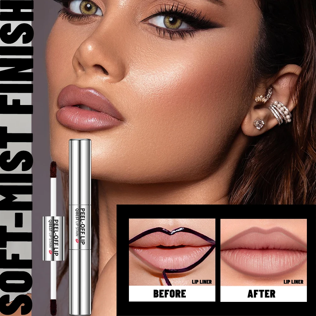 QIBEST Double Eneded Lip Stain Peel Off Long Lasting Waterproof Pink Lip Tint Transfer Proof Natural Lip Stain Tear Off Lipgloss
QIBEST Double Eneded Lip Stain Peel Off Long Lasting Waterproof Pink Lip Tint Transfer Proof Natural Lip Stain Tear Off Lipgloss