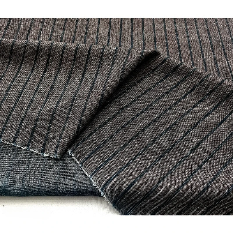 Коричневая, черная пряжа, окрашенная в полоску ткань в винтажном стиле, костюм, куртка, брюки, одежда, дизайнерские ткани, ткань для шитья своими руками
Коричневая, черная пряжа, окрашенная в полоску ткань в винтажном стиле, костюм, куртка, брюки, одежда, дизайнерские ткани, ткань для шитья своими руками