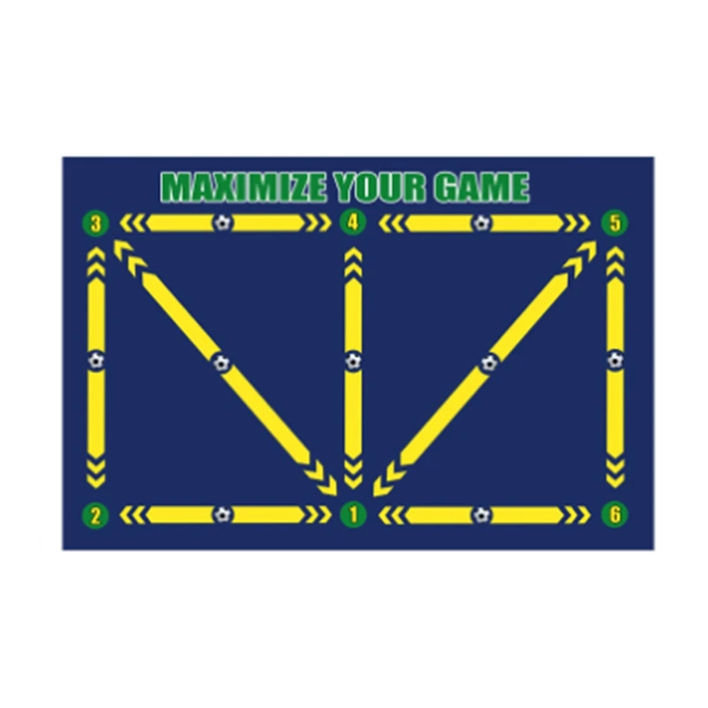 Football Training Mat Football Training Pad Wear-Resistant Soccer Footstep Training Mat
Football Training Mat Football Training Pad Wear-Resistant Soccer Footstep Training Mat