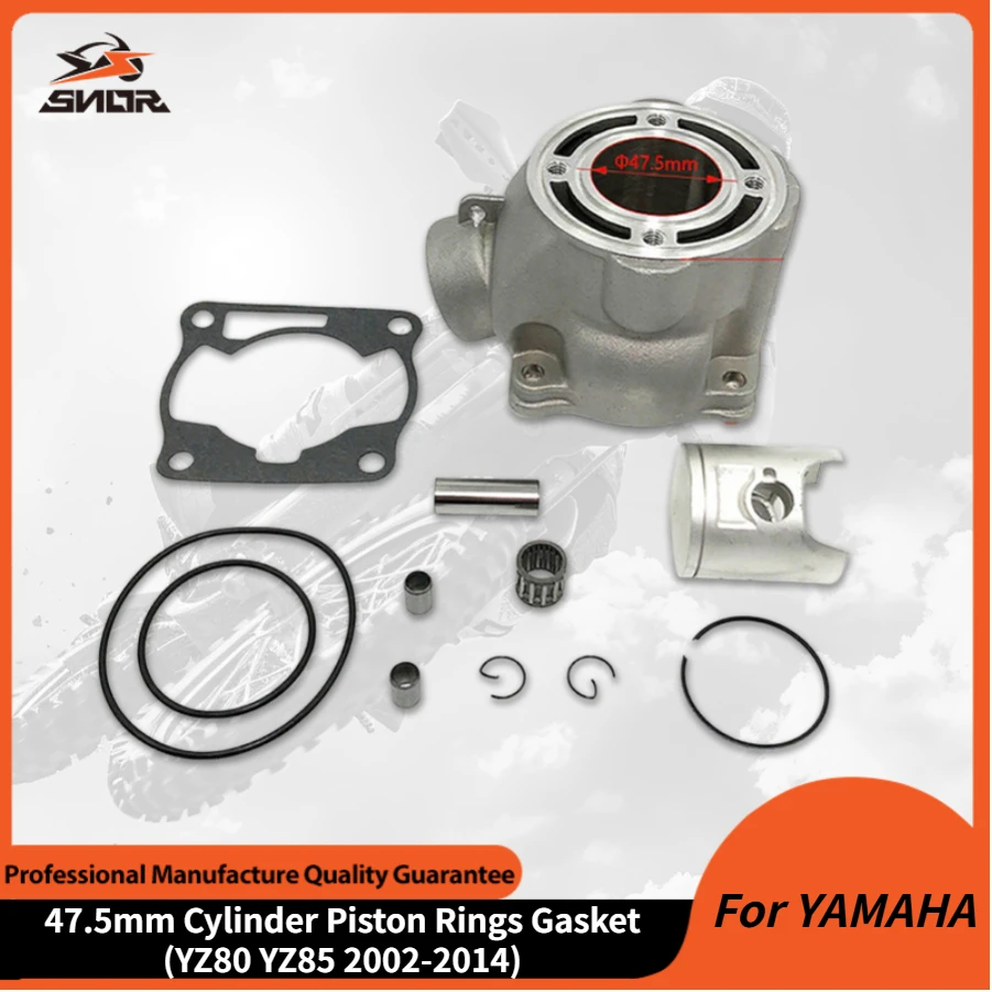 SNOR 47,5 мм комплект прокладок поршневых колец цилиндра мотоцикла для YAMAHA YZ80 YZ85 2002-2014 мотокросс скутер ATV мопед часть с большим отверстием
SNOR 47,5 мм комплект прокладок поршневых колец цилиндра мотоцикла для YAMAHA YZ80 YZ85 2002-2014 мотокросс скутер ATV мопед часть с большим отверстием