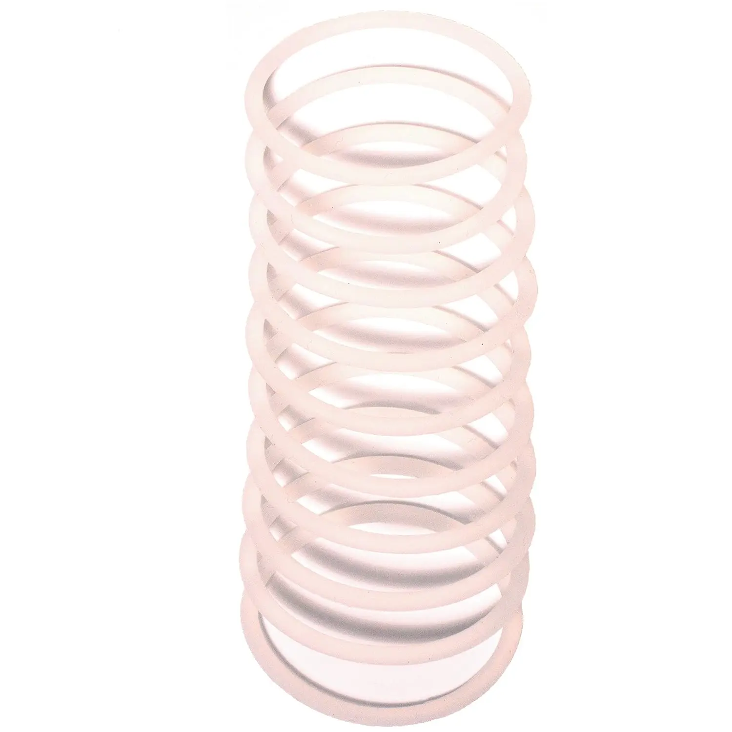 Durable Silicone Hair Elastics, Lasts 10x Longer, Clear Translucent, for All Hair Types, 10pcs
Durable Silicone Hair Elastics, Lasts 10x Longer, Clear Translucent, for All Hair Types, 10pcs