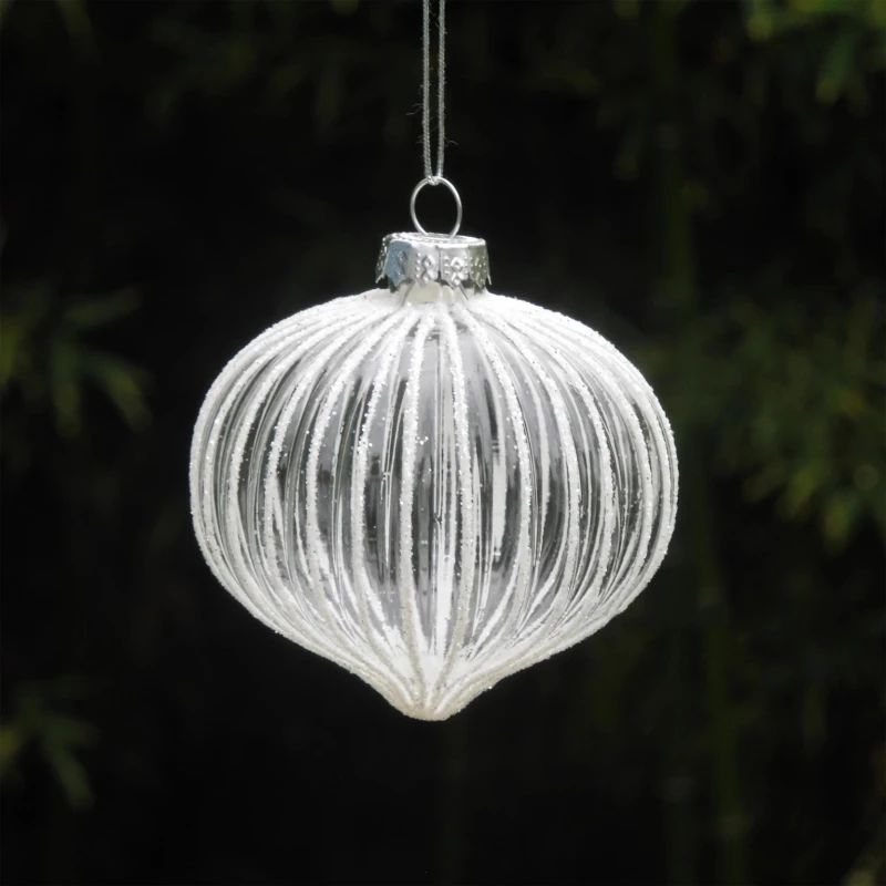 12pcs/pack White Series Glass Onion Pendant Handmade Craft Christmas Day Tree Hanging Ornament Festival Friend Gift Decoration
12pcs/pack White Series Glass Onion Pendant Handmade Craft Christmas Day Tree Hanging Ornament Festival Friend Gift Decoration