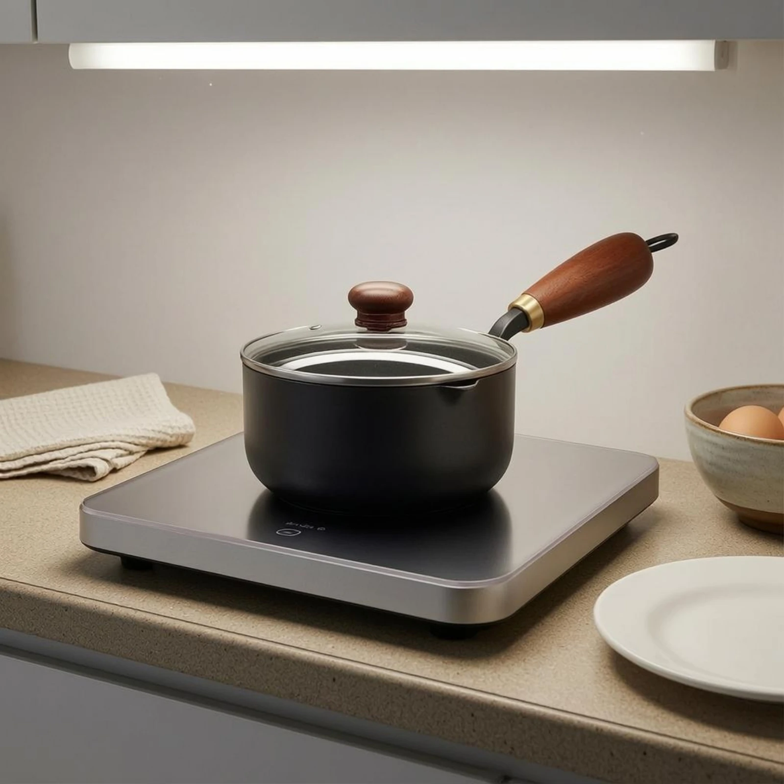 Cast-Iron Mini Frying Pot Black Cast-Iron Pour Pot Cookware Heat Retention Cooktop Safe
Cast-Iron Mini Frying Pot Black Cast-Iron Pour Pot Cookware Heat Retention Cooktop Safe