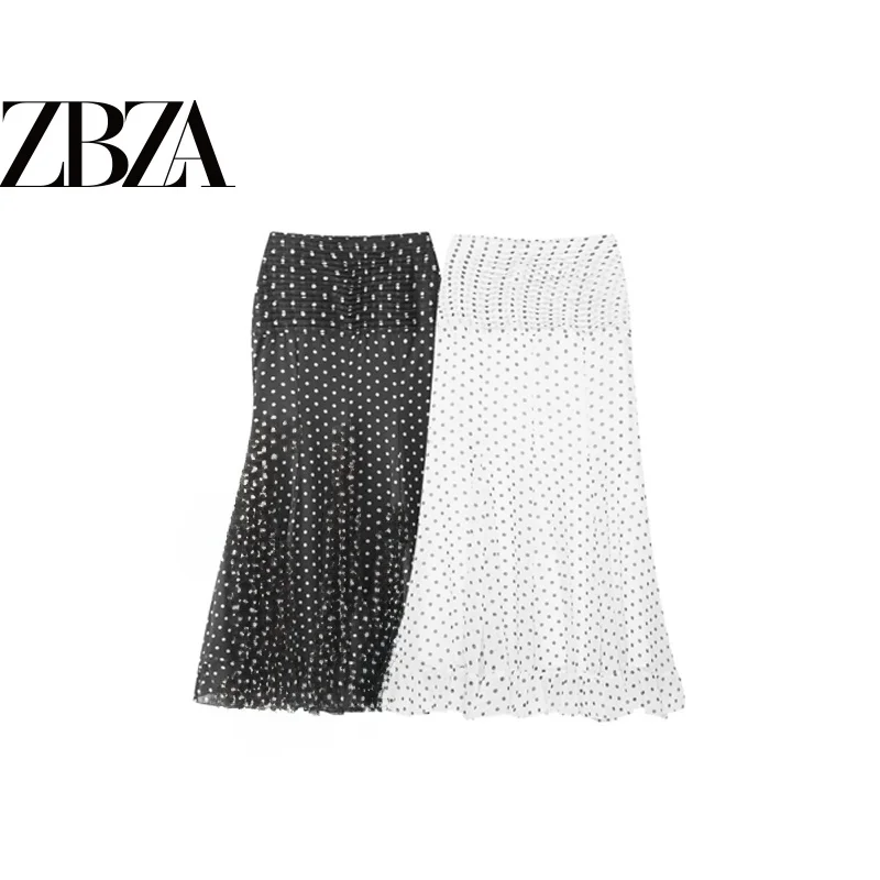 Fashionable Retro Polka Dot High Waist Fish Tail Half Skirt ZR Wind Women's Clothing Elegant Versatile Spring Summer Skirt
Fashionable Retro Polka Dot High Waist Fish Tail Half Skirt ZR Wind Women's Clothing Elegant Versatile Spring Summer Skirt