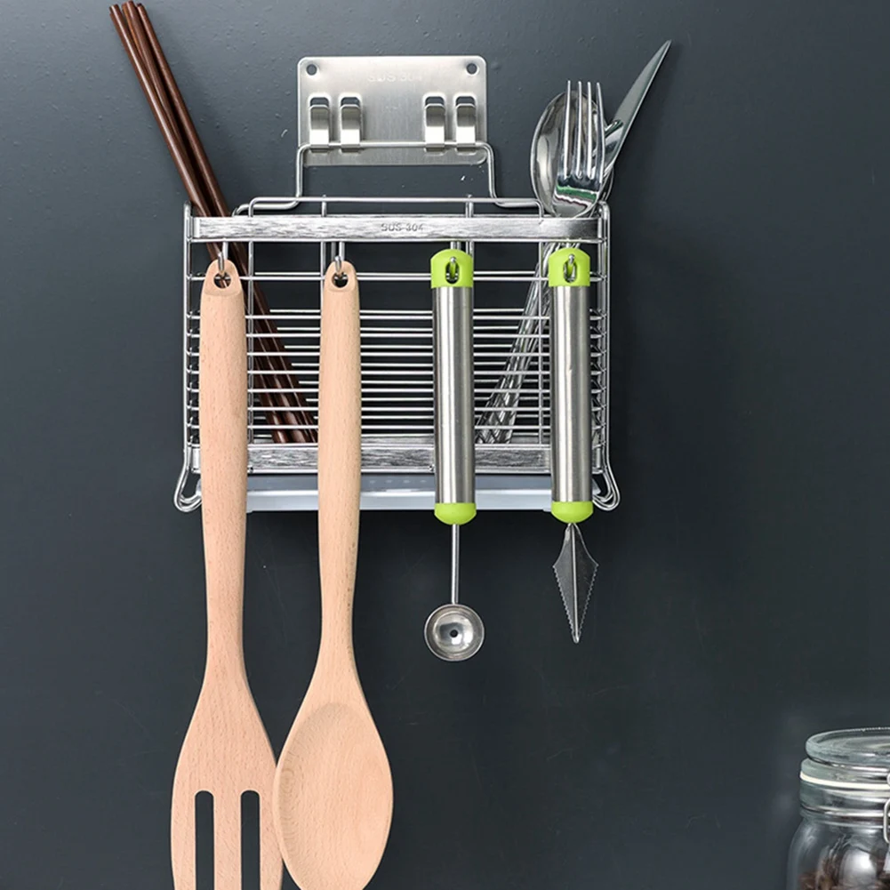 AS60-2X Kitchen Hanging Stainless Steel Chopsticks Spoons Fork Cutlery Holder Organizer Rack Drainer Storage
AS60-2X Kitchen Hanging Stainless Steel Chopsticks Spoons Fork Cutlery Holder Organizer Rack Drainer Storage