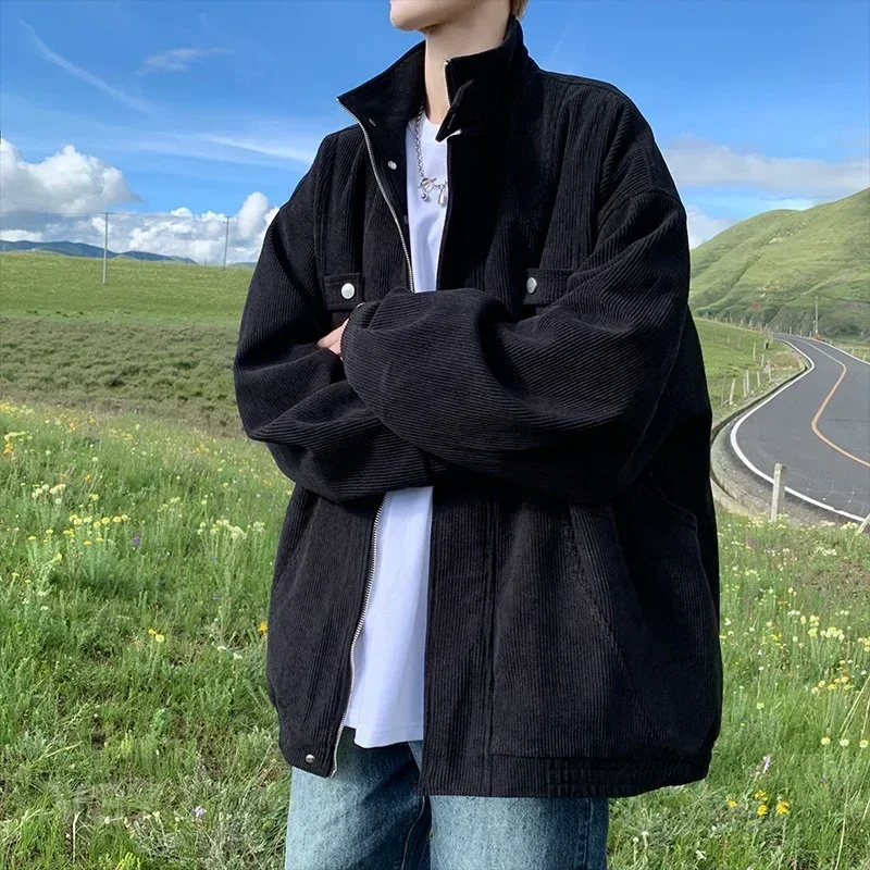 Autumn Corduroy Cardigan Jackets For Men Y2K Streetwear Zipper Shirts Coats 2024 New Classic Vintage Solid chaquetas hombre
Autumn Corduroy Cardigan Jackets For Men Y2K Streetwear Zipper Shirts Coats 2024 New Classic Vintage Solid chaquetas hombre