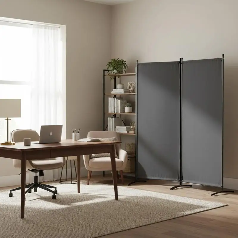 Room Partition Wall 102"x71" For Office Bedroom Study, Folding Privacy Screen Triple Panel Freestanding Gray Fabric Structure
Room Partition Wall 102"x71" For Office Bedroom Study, Folding Privacy Screen Triple Panel Freestanding Gray Fabric Structure