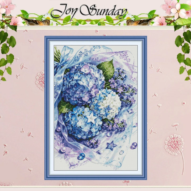A Bouquet of Pearl Hydrangea Patterns Counted Cross Stitch Set 11CT 14CT 16CT Stamped DMC Cross-stitch Kit Embroidery Needlework
A Bouquet of Pearl Hydrangea Patterns Counted Cross Stitch Set 11CT 14CT 16CT Stamped DMC Cross-stitch Kit Embroidery Needlework