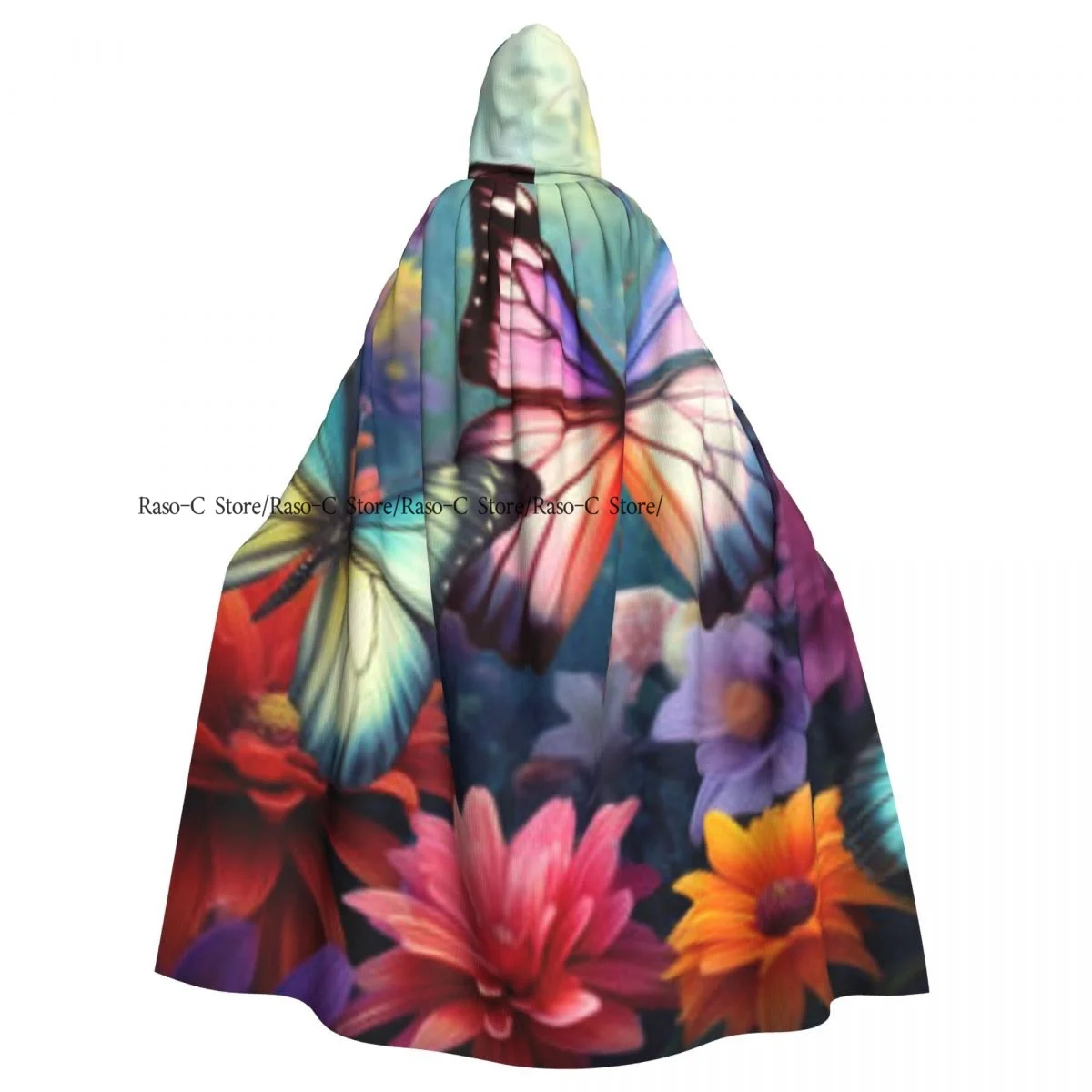 Unisex Adult Blossoming Flower Garden Cloak with Hood Long Witch Costume Cosplay
Unisex Adult Blossoming Flower Garden Cloak with Hood Long Witch Costume Cosplay