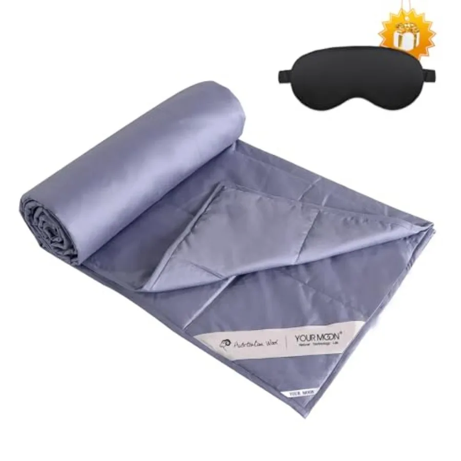 Summer Lightweight Wool Comforter - Breathable and Thin Duvet Insert for Hot Sleepers 100% Australian Wool Filling 100gsm with
Summer Lightweight Wool Comforter - Breathable and Thin Duvet Insert for Hot Sleepers 100% Australian Wool Filling 100gsm with