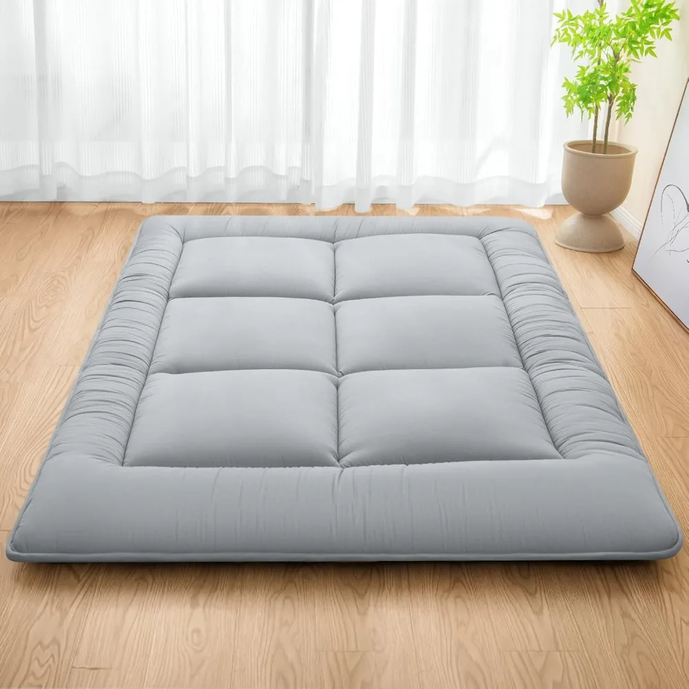 Японский матрас Futon, напольный матрас, утолщенный диван для сна и портативный матрас для кемпинга, серый, полный
Японский матрас Futon, напольный матрас, утолщенный диван для сна и портативный матрас для кемпинга, серый, полный