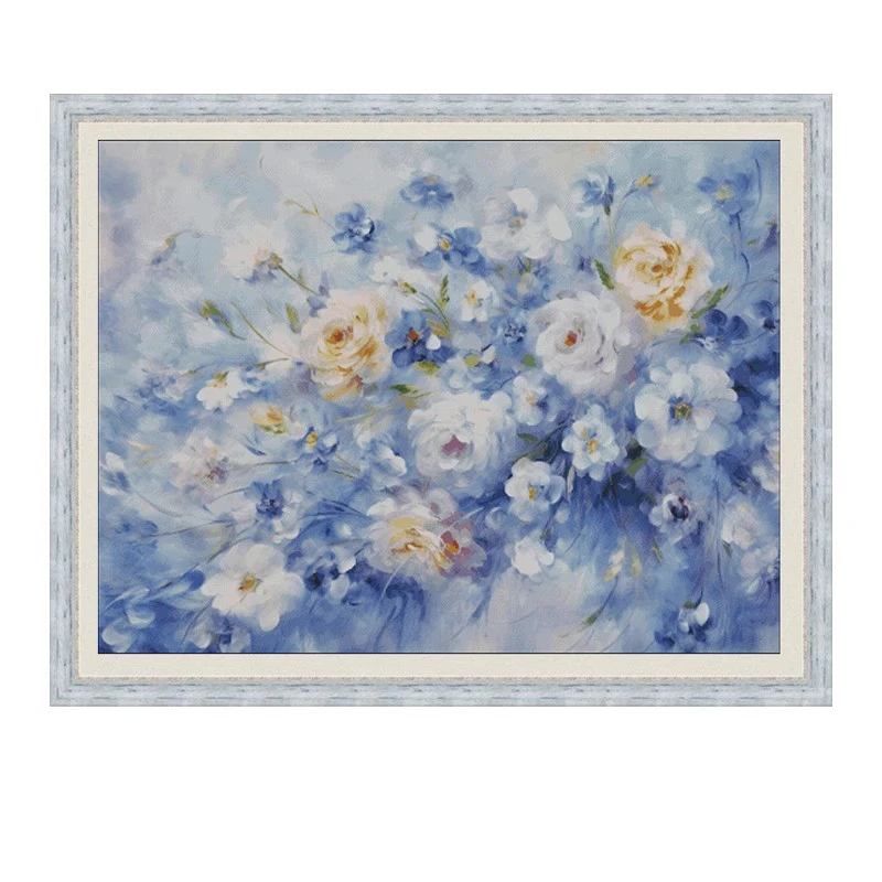 Blue Flowers 14CT 16CT Printed On Canvas Cross Stitch DIY Set Chinese Pattern Kit Home Needlework Embroidery 75 Colors
Blue Flowers 14CT 16CT Printed On Canvas Cross Stitch DIY Set Chinese Pattern Kit Home Needlework Embroidery 75 Colors