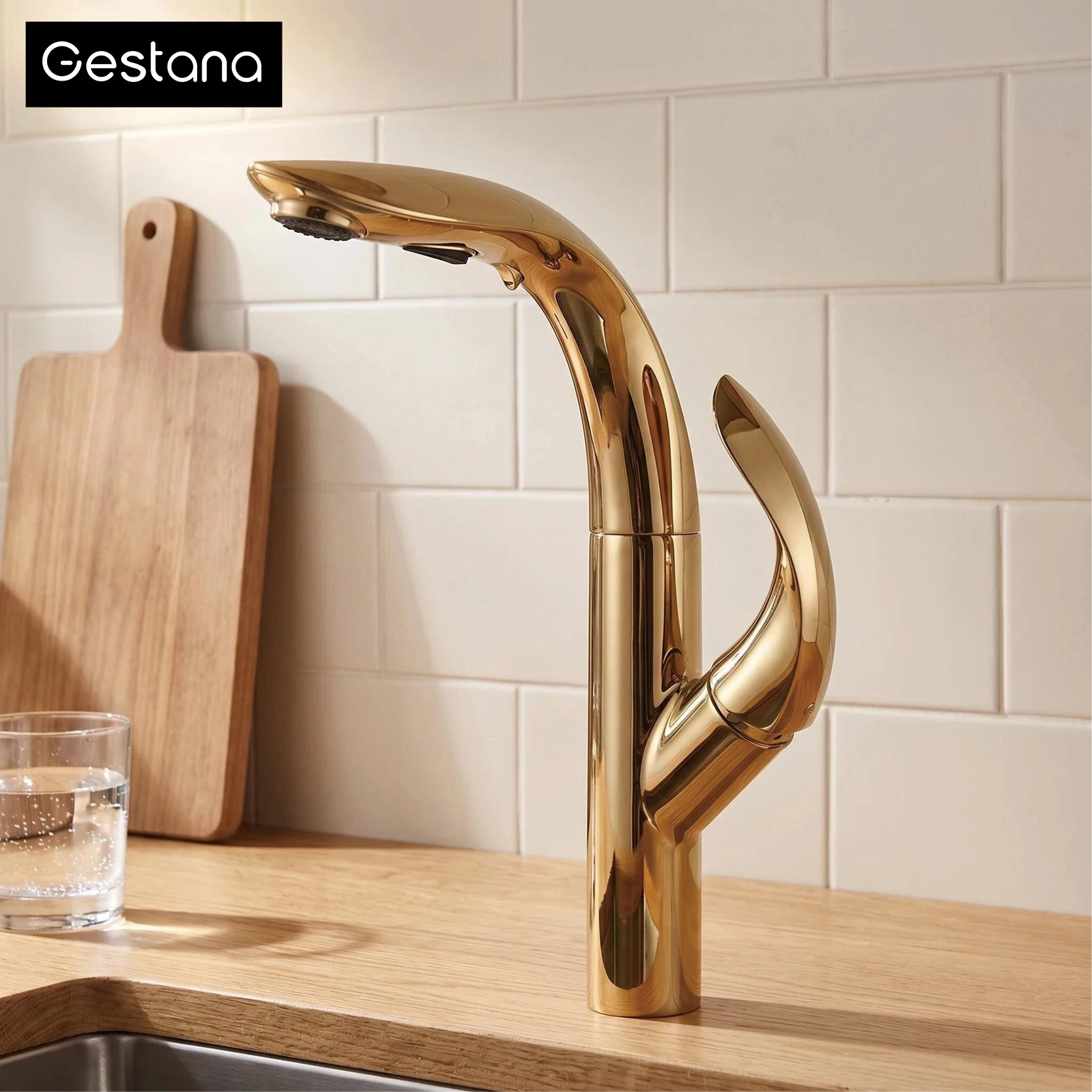 Luxury brass gold touch switch kitchen faucet pull-out design 1 hole single handle hot and cold water sink 2 function Mixer
Luxury brass gold touch switch kitchen faucet pull-out design 1 hole single handle hot and cold water sink 2 function Mixer