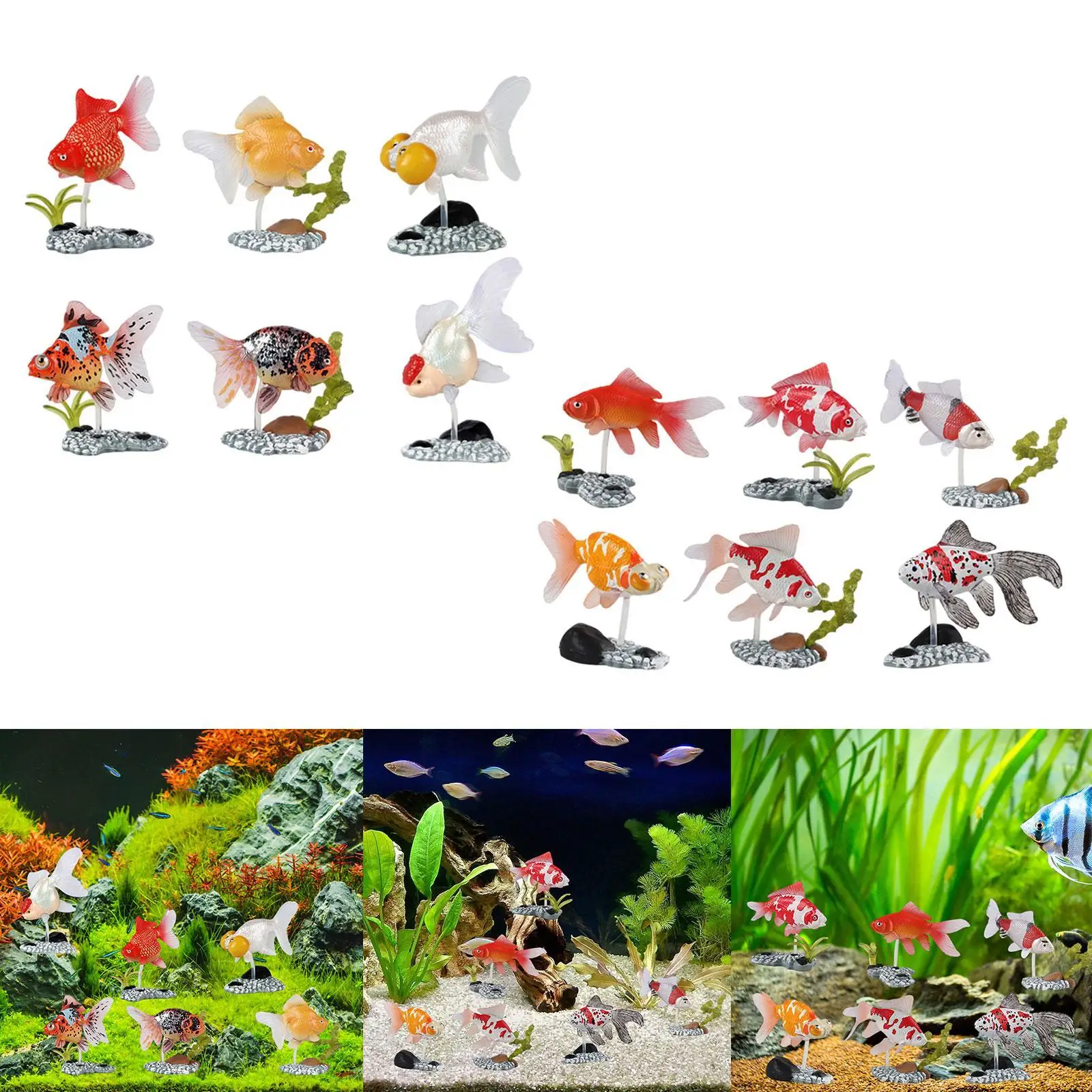6x Miniature Fish Figurines,Aquarium Fish Tank Decorations,Sea Animals Collection,Artificial Accessories with Stand Ornaments
6x Miniature Fish Figurines,Aquarium Fish Tank Decorations,Sea Animals Collection,Artificial Accessories with Stand Ornaments