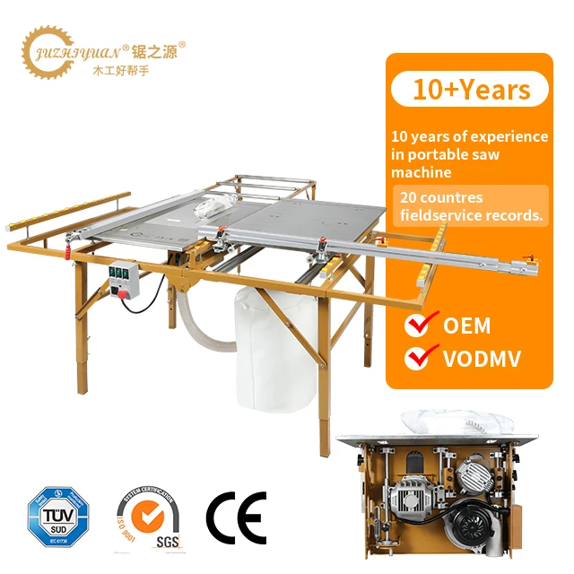 Potable Woodworking Machinery Sliding Table Saw Wood Cutting Machine
Potable Woodworking Machinery Sliding Table Saw Wood Cutting Machine