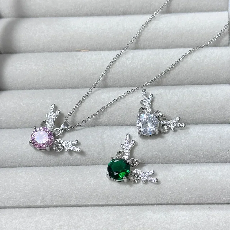 MDL Moissanite style Pendant Thick Plated 18k White 2.0Ct Simulated Moissan Main Diamonds Super Sparkle Elk Necklace
MDL Moissanite style Pendant Thick Plated 18k White 2.0Ct Simulated Moissan Main Diamonds Super Sparkle Elk Necklace