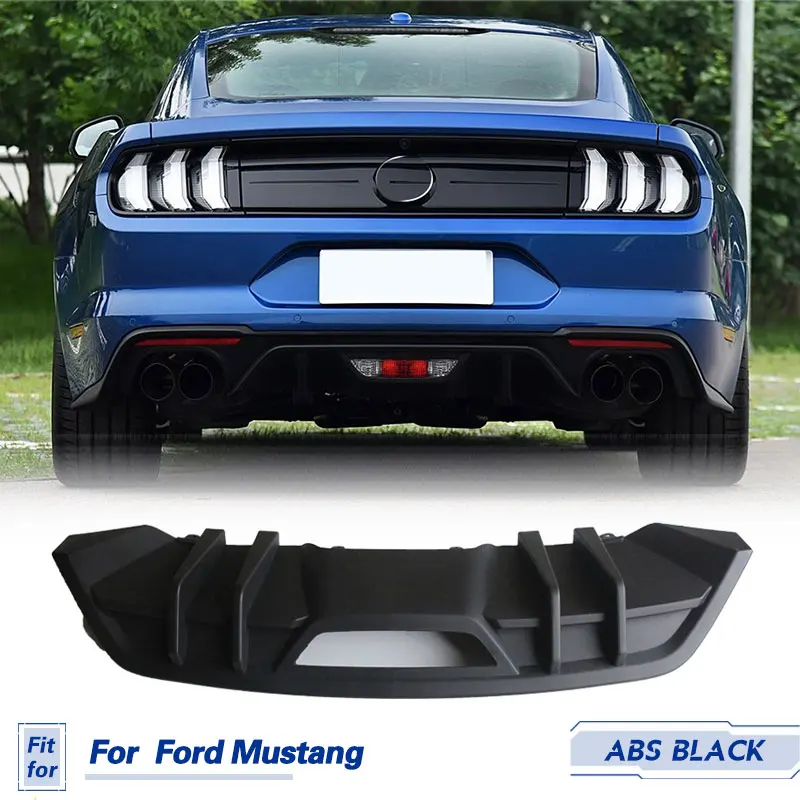 Car Rear Bumper Diffuser Lip Spoiler ABS Matte Black for Ford Mustang 2018 2019 Racing Rear Diffuser Apron Lip Guard Body Kits
Car Rear Bumper Diffuser Lip Spoiler ABS Matte Black for Ford Mustang 2018 2019 Racing Rear Diffuser Apron Lip Guard Body Kits