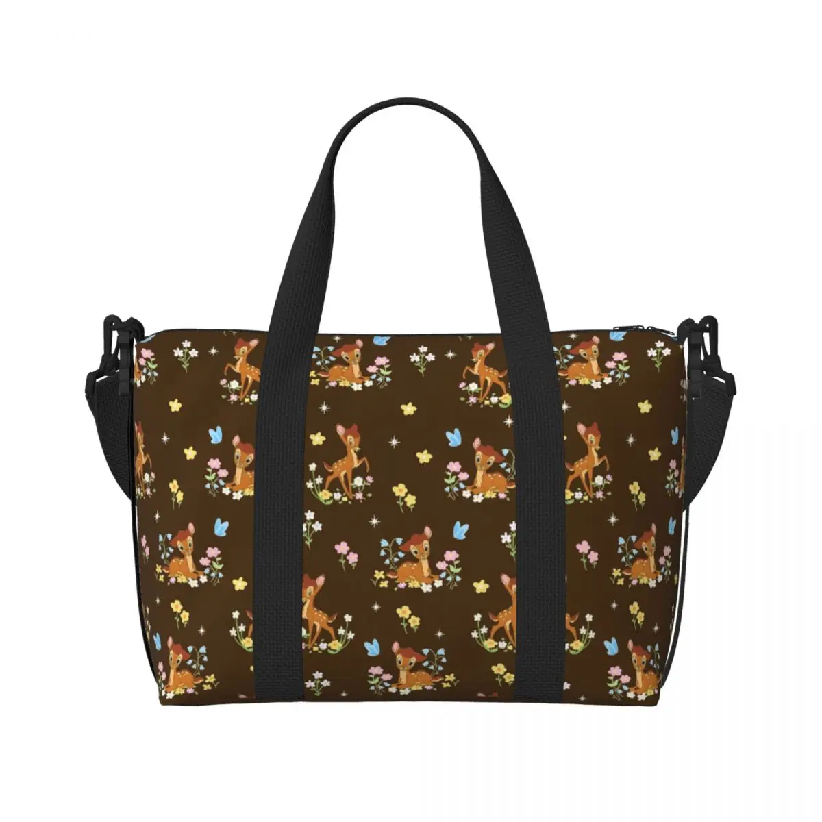 Изготовленная на заказ большая сумка Бэмби для женщин, большая вместимость, олень, аниме, тренажерный зал, пляжные дорожные сумки
Изготовленная на заказ большая сумка Бэмби для женщин, большая вместимость, олень, аниме, тренажерный зал, пляжные дорожные сумки