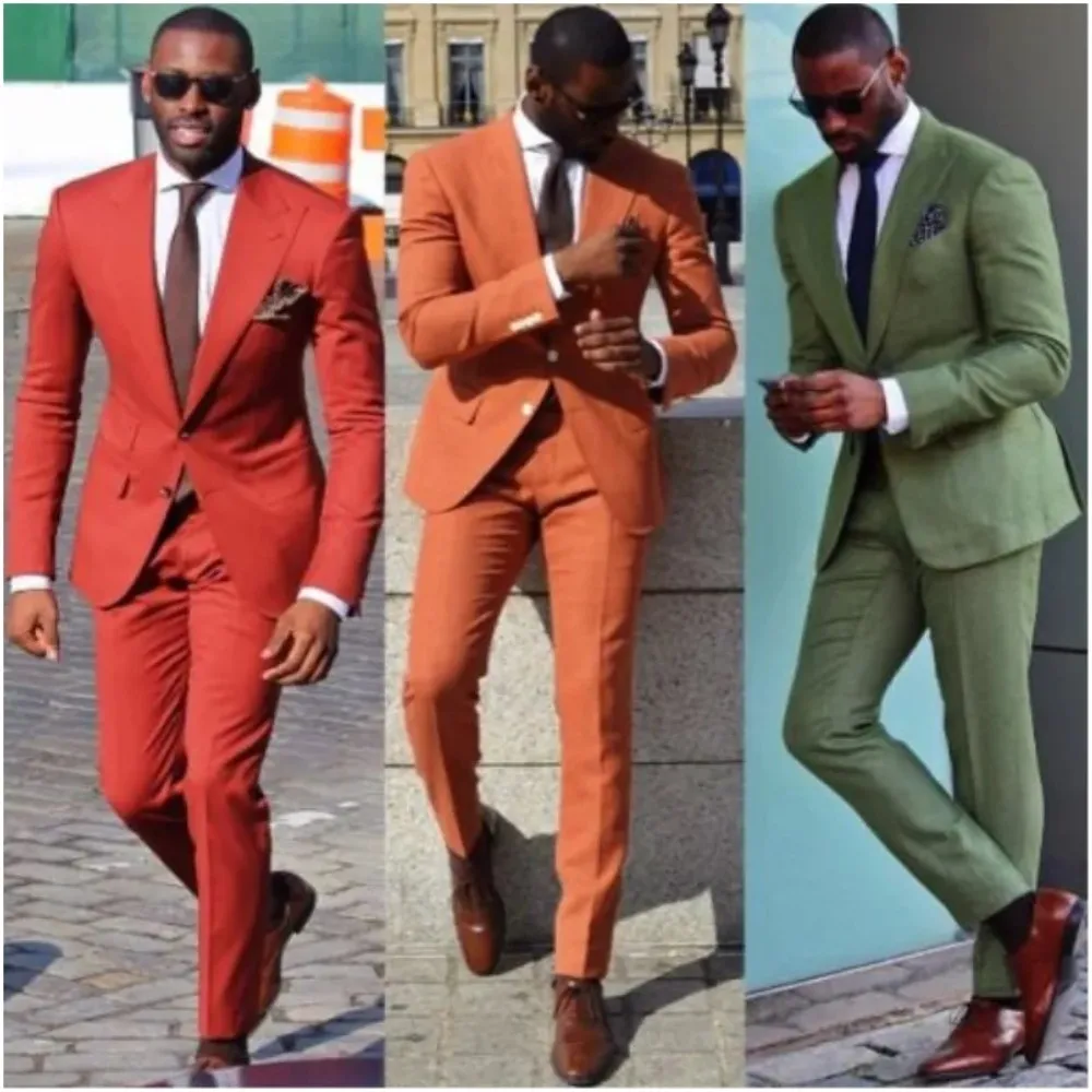 Classic Men Suits 2 Pcs Jacket+Pants Peaked Lapel Business Wedding Bridegroom Wear Male Blazer Fashion Custom Made Costume Homme
Classic Men Suits 2 Pcs Jacket+Pants Peaked Lapel Business Wedding Bridegroom Wear Male Blazer Fashion Custom Made Costume Homme